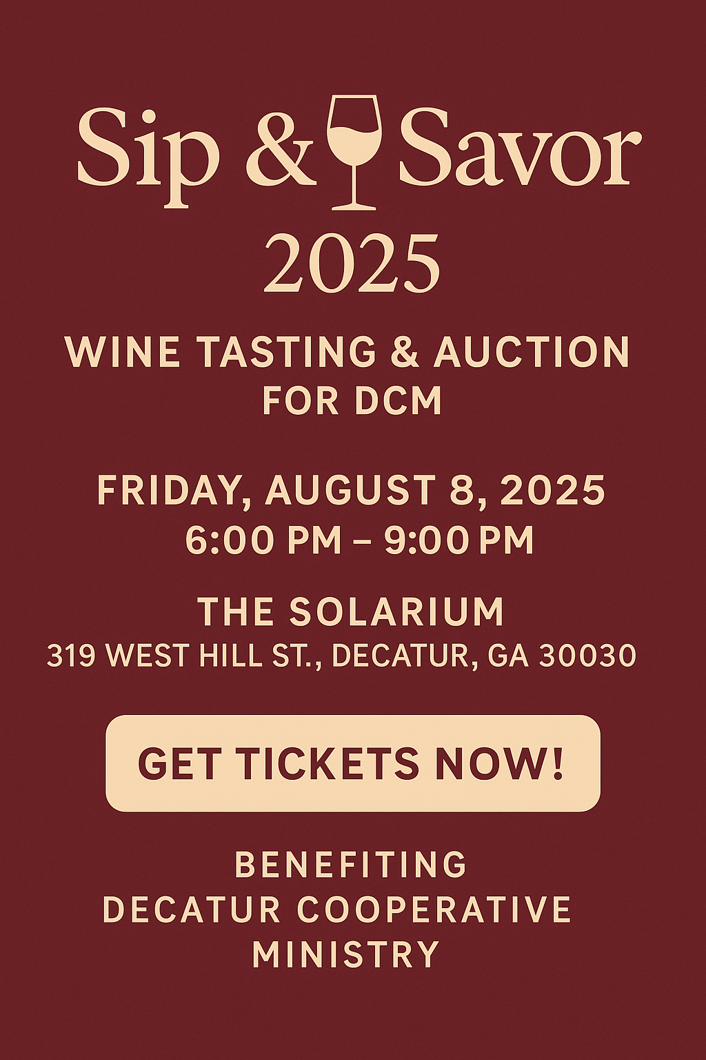 Sip and Savor Graphic